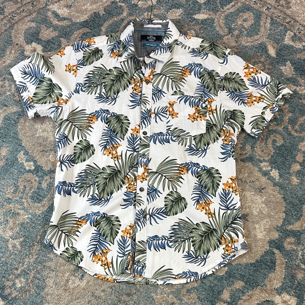 Tropical Print Men's Shirt